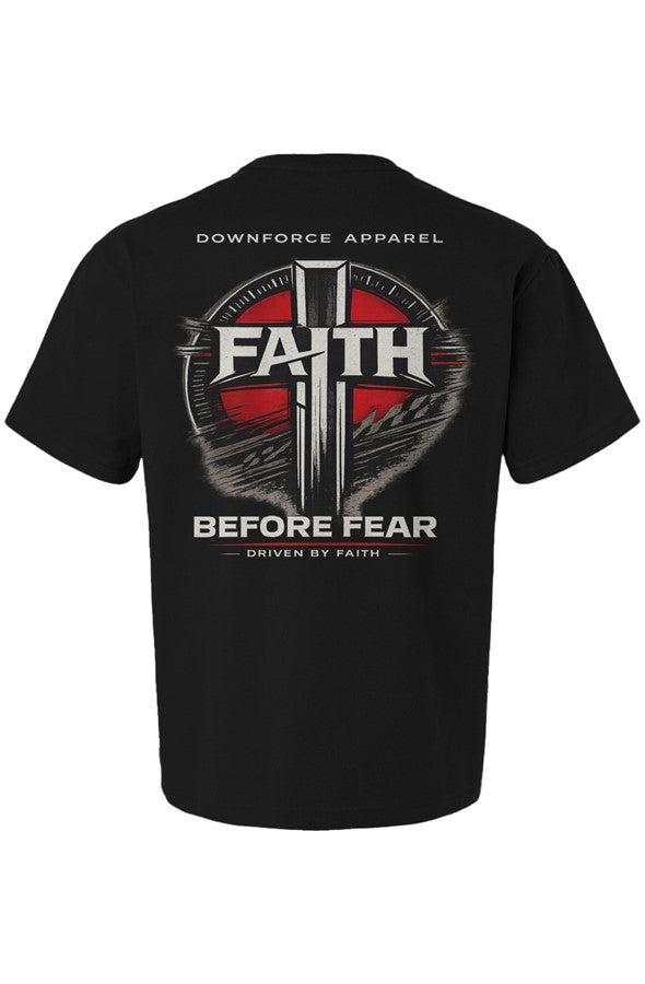 Faith Before Fear Redline Tee