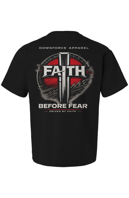 Faith Before Fear Redline Tee
