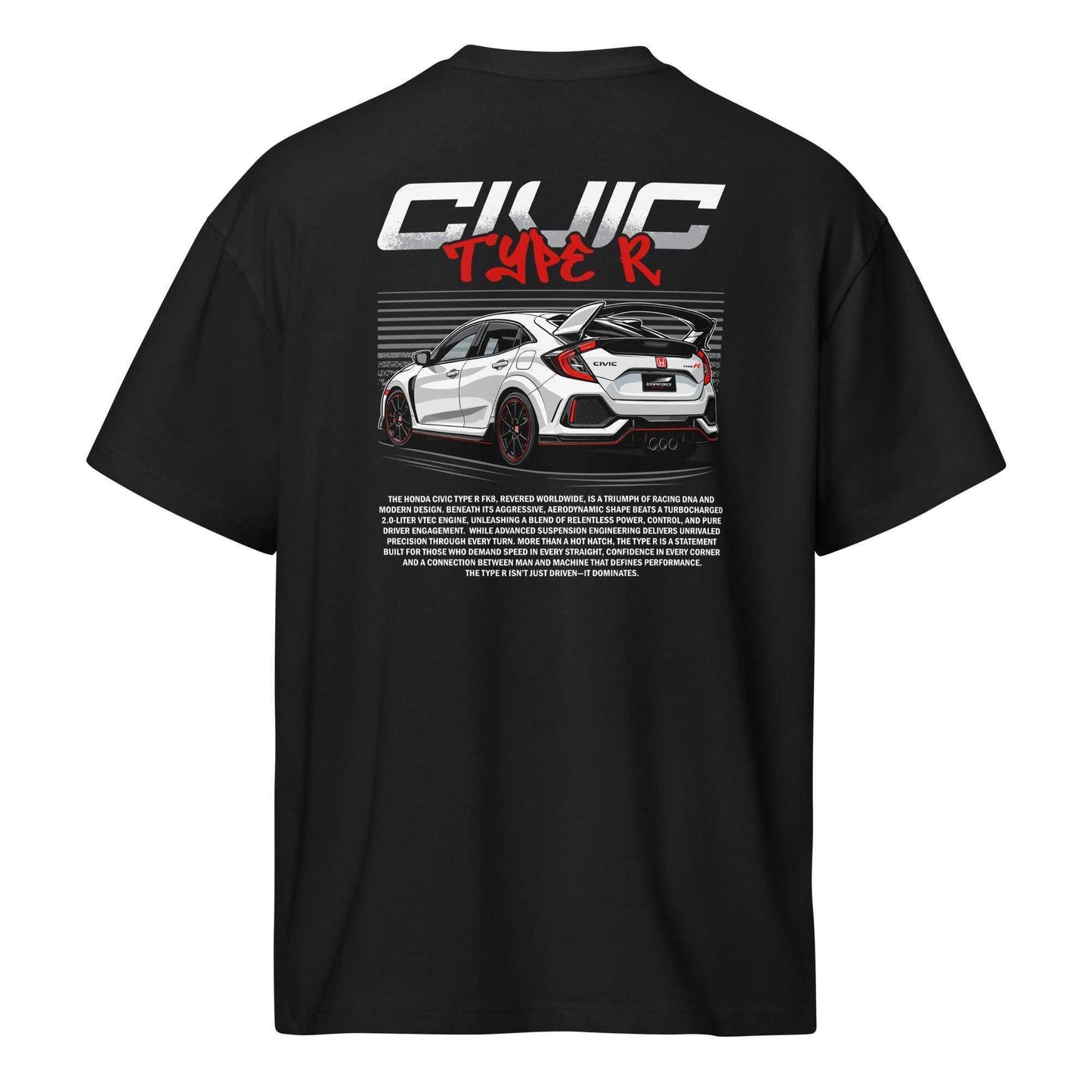 Honda Civic FK8 Type R Tee | Civic Legends | Downforce Apparel by Downforce Apparel