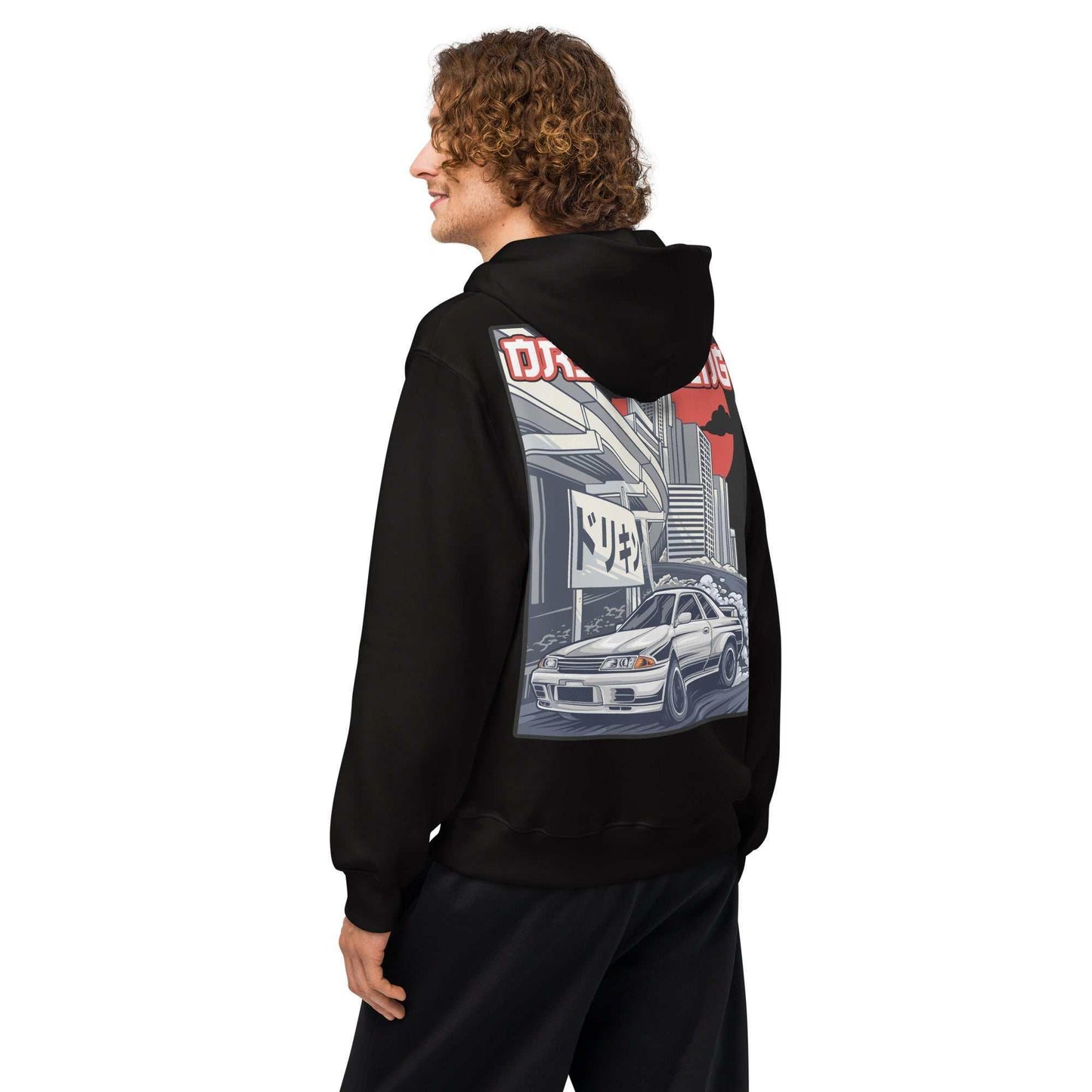 Drift King Oversized Hoodie – Built for the Streets, Driven by Speed by Downforce Apparel