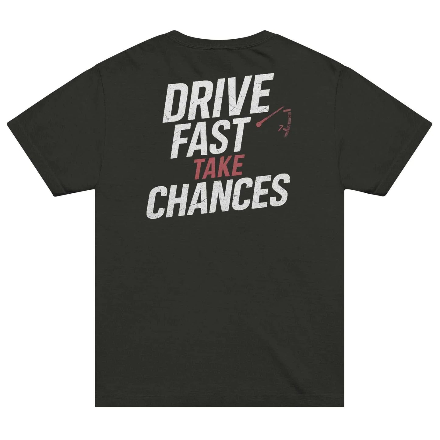 Drive Fast Take Chances Oversized T-Shirt | Motorsport Streetwear Graphic Tee - Downforce Apparel