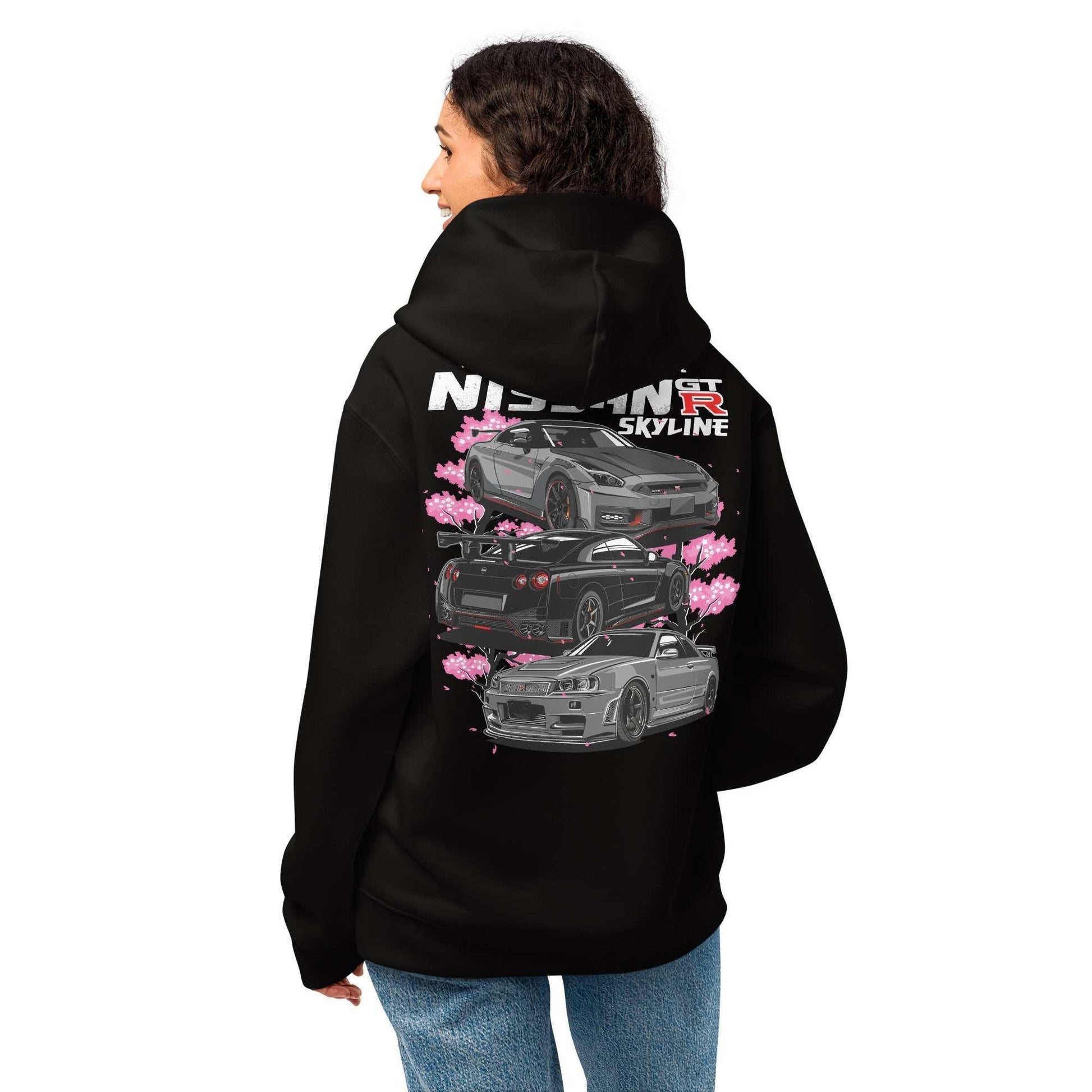 Nissan Skyline GT-R Sakura Hoodie | JDM Streetwear | Downforce Apparel by Downforce Apparel