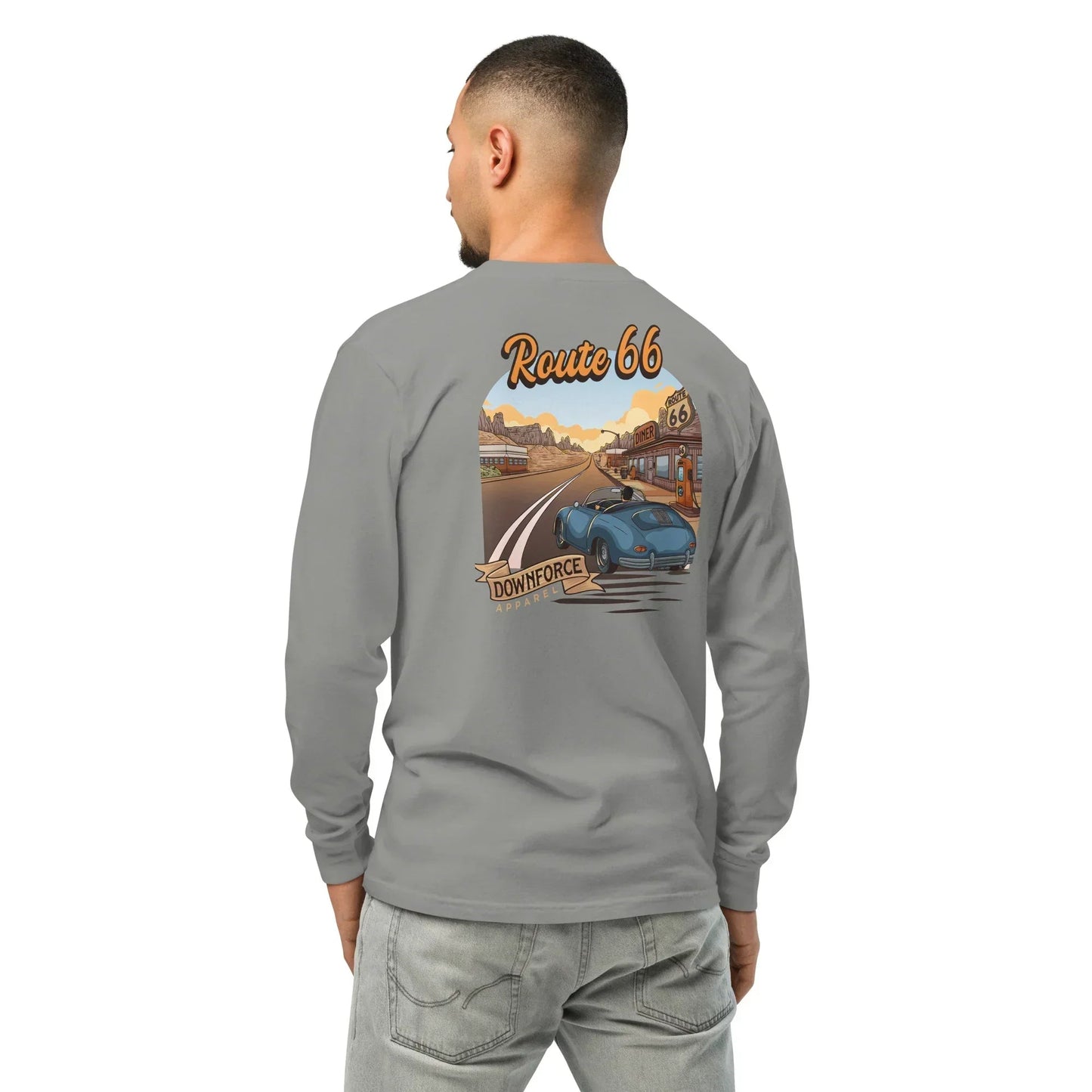 Sunset Cruise Vintage Long Sleeve Tee | Car Culture | Downforce Apparel by Downforce Apparel