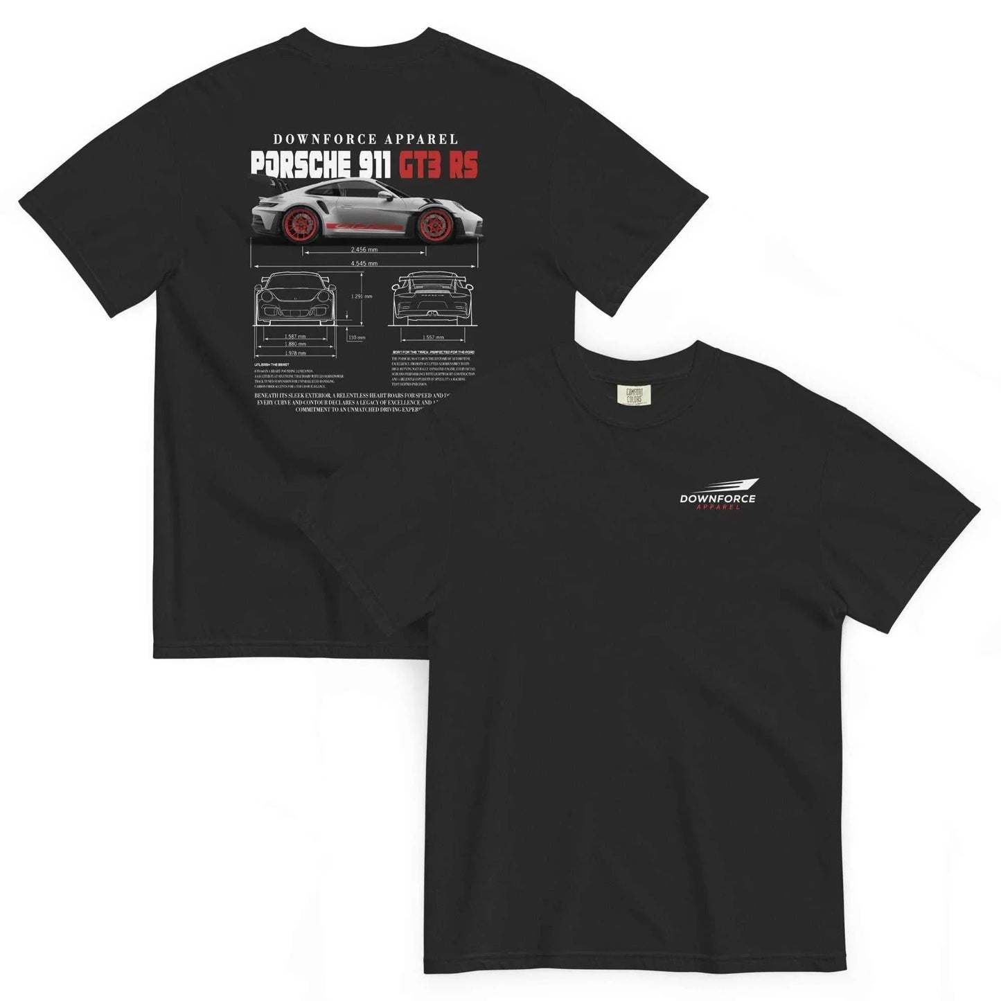 Weissach Warrior GT3 RS T-Shirt | Porsche Streetwear by Downforce Apparel
