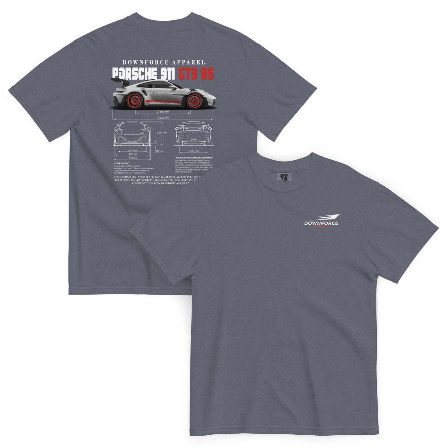 Weissach Warrior GT3 RS T-Shirt | Porsche Streetwear by Downforce Apparel