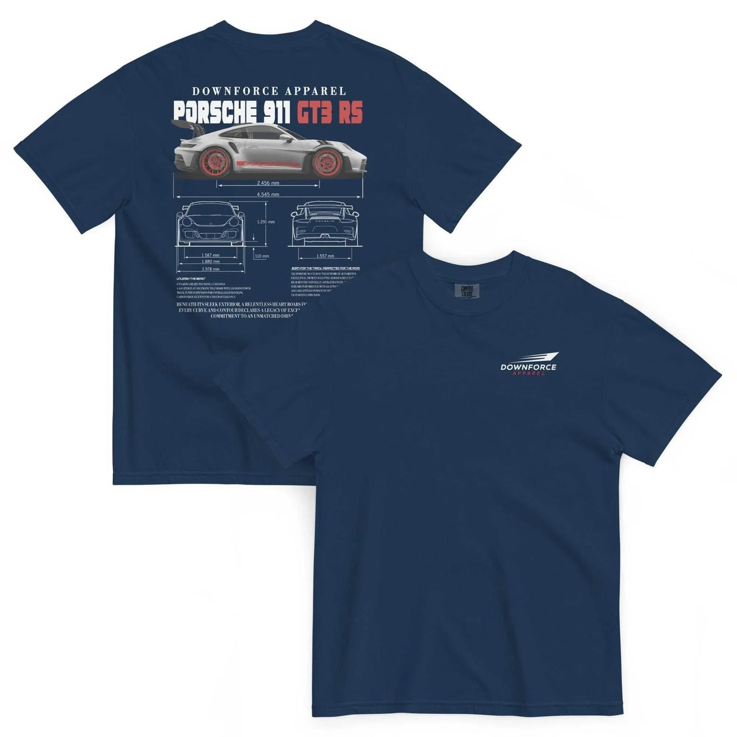 Weissach Warrior GT3 RS T-Shirt | Porsche Streetwear by Downforce Apparel