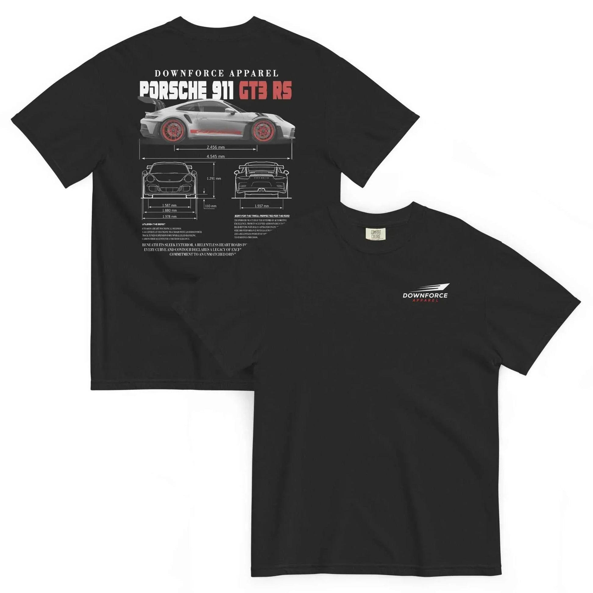 Weissach Warrior GT3 RS T-Shirt | Porsche Streetwear by Downforce Apparel