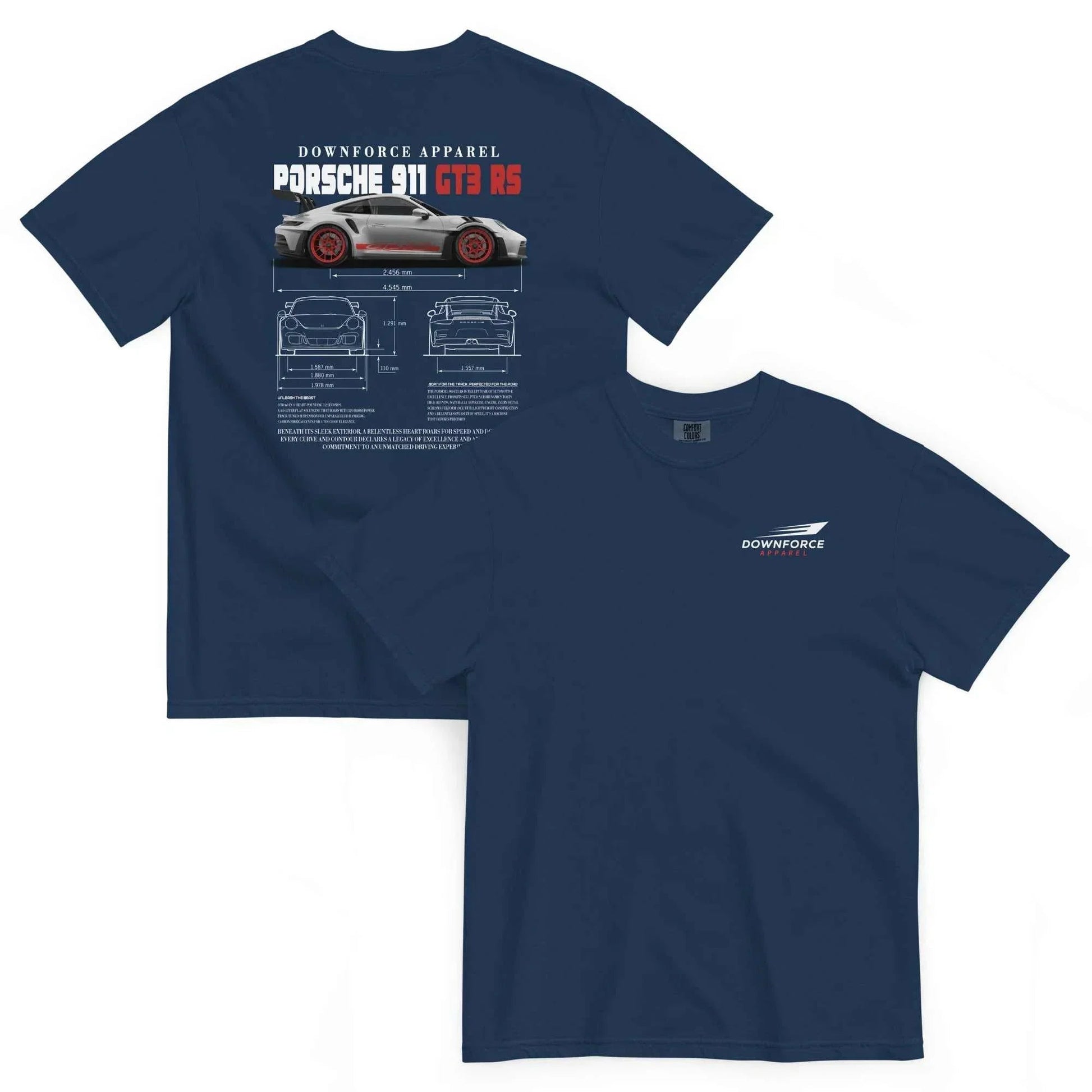 Weissach Warrior GT3 RS T-Shirt | Porsche Streetwear by Downforce Apparel