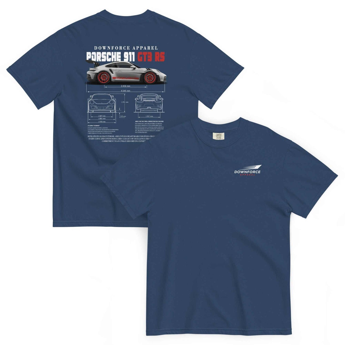 Weissach Warrior GT3 RS T-Shirt | Porsche Streetwear by Downforce Apparel